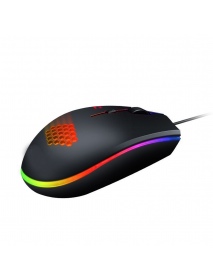 M55 Wired Game Mouse 2400DPI USB Wired RGB Backlit Gaming Gamer Mice for Desktop Computer Laptop PC