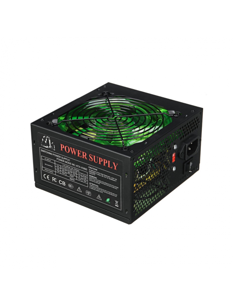 800W PC Power Supply 120mm LED Fan 24Pin PCI SATA ATX 12V Computer Power Supply