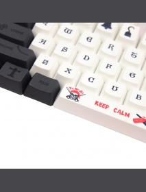 131 Keys Pirate Keycap Set OEM Profile PBT Sublimation Keycaps for Mechanical Keyboard