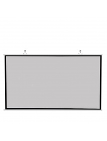 Thinyou Matte Gray Fabric Fiber Glass Wall hanging Projector Screen 100 inch 4:3 Projector Curtain for Home Theater Cinema Movie