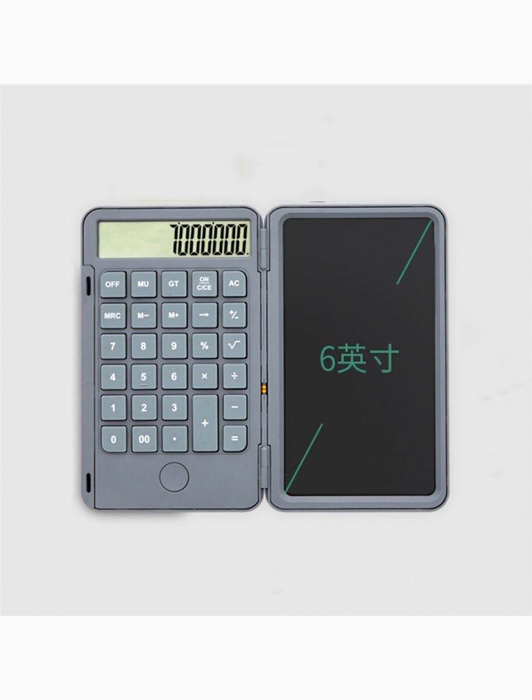 NEWYES Desktop Calculator with Portable LCD Handwriting Screen Writing Tablet 12-digit Display Repeated Writing Primary School B
