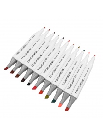 60/80 Colors Double-Headed Marker Pens Oily Hand-Painted Pen Set Drawing Art Supplies Gifts for Students