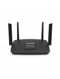 Pixlink 1200Mbps Wireless Router Dual Band WiFi Signal Booster Gigabit Repeater Signal Amplifier with 4 External Antennas LV-AC0