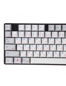 MechZone 96 Keys Grey Keycap Set Cherry Profile PBT Sublimation Japanese Keycaps for Mechanical Keyboard