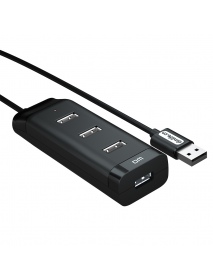 DM CHB006 4 ports USB2.0 Hub 480Mbps Extender Extension Connector USB Hub with 120cm Cable for Mobile Phones Tablets