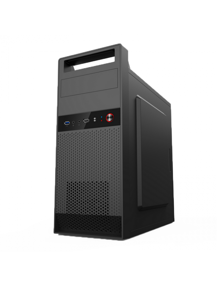 SKTC K6 Cold Rolled Steel Sheet mATX ITX USB2.0 Gaming Tempered Computer Case Portable Desktop Chassis ATX Power Supply
