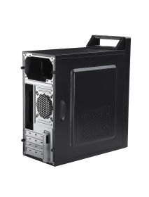 SKTC K6 Cold Rolled Steel Sheet mATX ITX USB2.0 Gaming Tempered Computer Case Portable Desktop Chassis ATX Power Supply