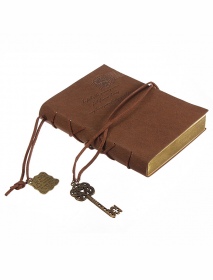 Retro Leather Classic String Key Blank Diary Journal Notebook