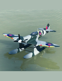 Dynam Supermarine Spitfire MK.VB 1200mm Wingspan EPO Seaplane RC Airplane PNP With Flaps