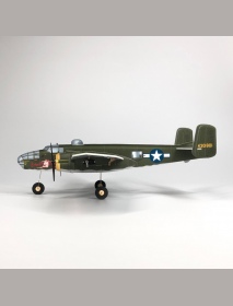 MinimumRC B-25 Mitchell Bomber 360mm Wingspan Micro 3CH RC Airplane Kit With Dual Motor