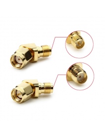 5/10/15/20 pcs  Realacc 45 Degree Antenna Adapter Connector SMA RP-SMA For RX5808 Fatshark Goggles RC Drone