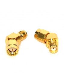 5/10/15/20 pcs  Realacc 45 Degree Antenna Adapter Connector SMA RP-SMA For RX5808 Fatshark Goggles RC Drone