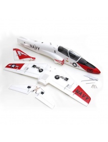 QT-MODEL T45 V2 EPO 960mm Wingspan RC Airplane Jet Scale Zoom Goshawk Carrier Fixed Wing PNP 70MM Ducted Fan
