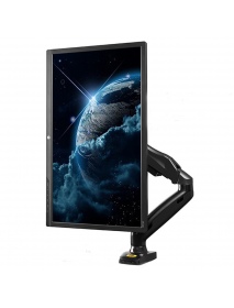 NB F80N 17"to 27" LCD Monitor Bracket Pneumatic Universal Rotary Lifting Telescopic Computer Monitor Display Supporting Arm with