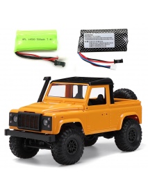 MN D91 RTR with Two Battery 1/12 2.4G 4WD RC Car with LED Light Vehicles Truck Models