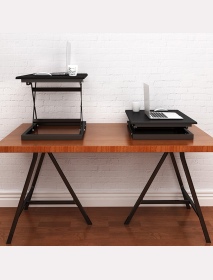 Simple and Modern Standing Notebook Folding Table Home Desktop Desk Simple Liftable Standing Computer Desk for Home and Office