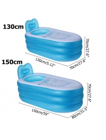 30/150CM Inflatable Bathtub Thicken Insulation Sauna Folding Bath Bucket