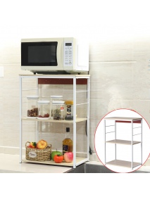 Microwave Rack Holder Spice Shelf Kitchen Balcony Stand for Home
