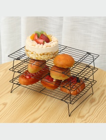 Cooling Rack Non-stick Wire Grid Baking Tools Kitchen Oven 400x250x15MM