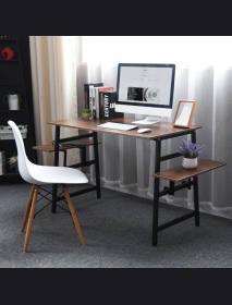 Adjustable Study Computer Desk Laptop Desk Office Workstation Writing Table Portable Caravan Table for Classroom Home