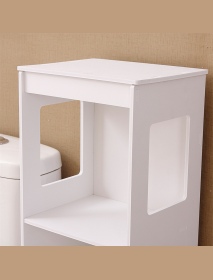 Bathroom Cabinet Toilet Storage Shelf Stand-up Shelf Tissue Shower Gel Shampoo Storage Rack Home Office Furniture