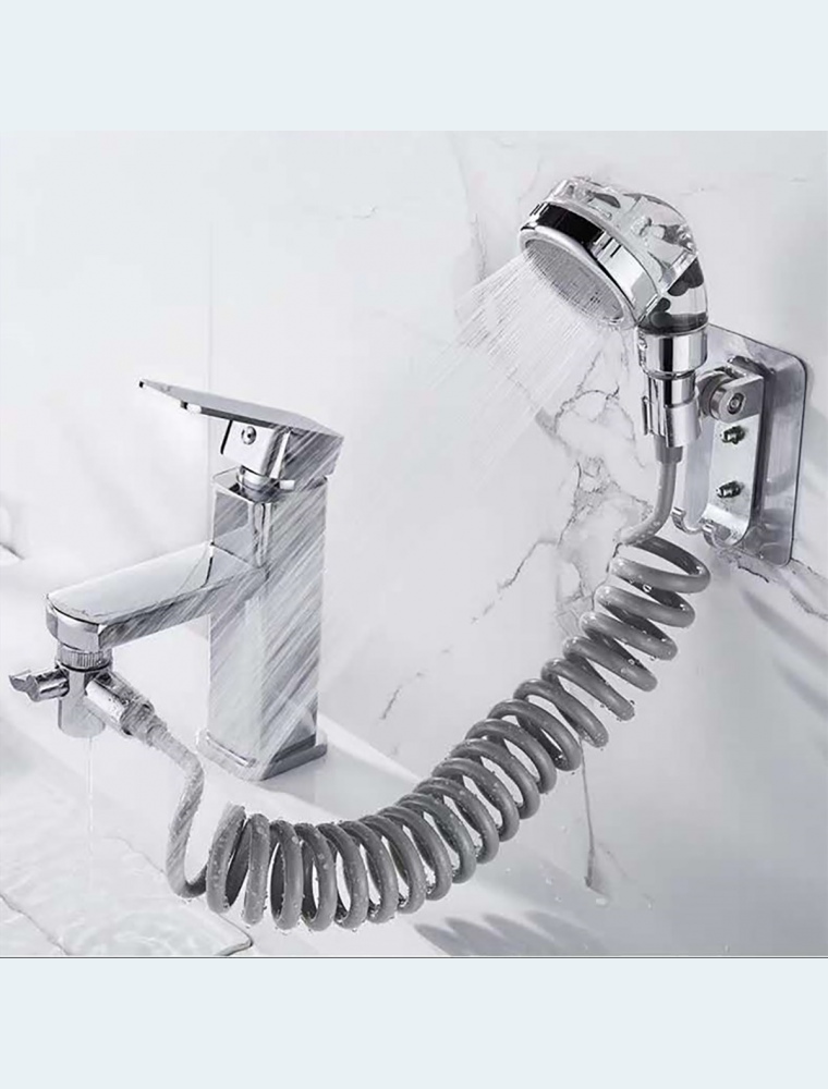 Washbasin Faucet External Shower Bathroom Washbasin Extended Shampoo Handheld Small Nozzle Set