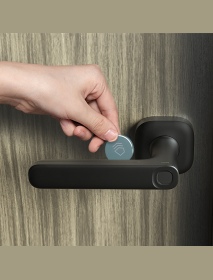Original YEEUU Reddot Design Award FIDO Single Tongue Simple Smart Door Lock Support Smart Life/Tuya App Electronic Split Handle