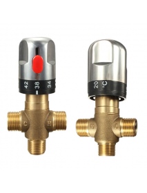 Brass Thermostatic Valve Temperature Mixing Valve For Wash Basin Bidet Shower