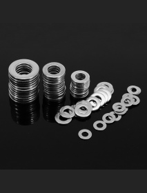 Suleve™ MXSW2 50Pcs Metric Stainless Steel Flat Washer Gasket M3/M4/M5/M6/M8