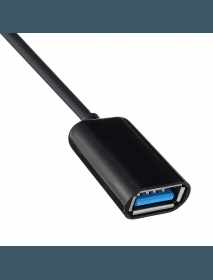 16.5cm Type C Male to USB 2.0 A Female OTG Data Cable Cord Adapter 