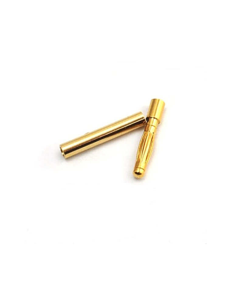 10 Pairs 2mm Gold Bullet Banana Connector Plug For ESC Battery Motor