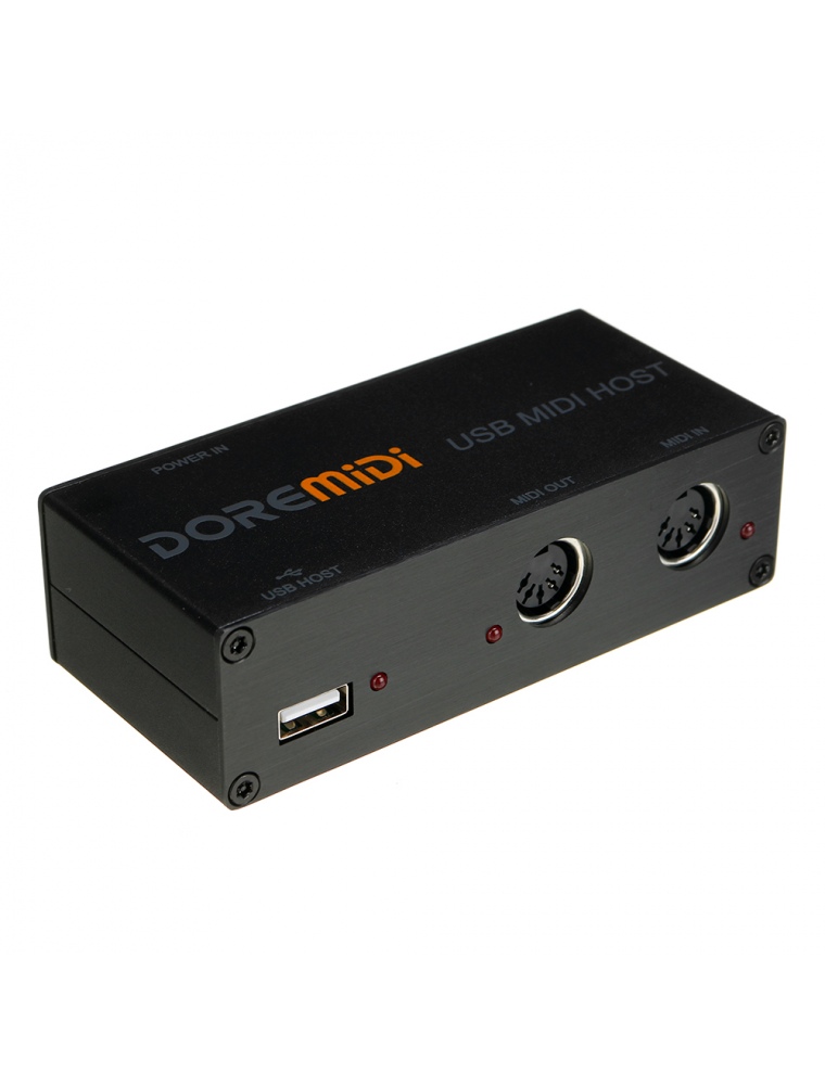 DOREMiDi UMH-10 USB MIDI Interfaces Controller Host Box MIDI Host USB to MIDI Converter Adapter X4 c5m