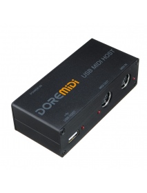 DOREMiDi UMH-10 USB MIDI Interfaces Controller Host Box MIDI Host USB to MIDI Converter Adapter X4 c5m