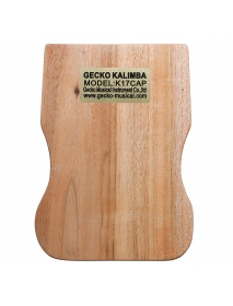 GECKO Kalimba 17 Keys Camphor Wood Thumb Piano with Instruction and Tune Hammer