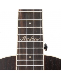 Andrew 23/26 Inch Rosewood High Molecular Carbon String Log Color Ukulele for Guitar Player