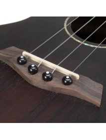 Andrew 23/26 Inch Rosewood High Molecular Carbon String Log Color Ukulele for Guitar Player