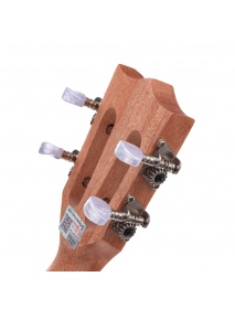 Andrew 23 Inch Peach Blossom Core High Molecular Carbon String Log Color Ukulele for Guitar Player