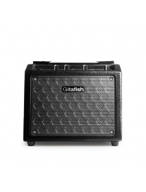 Gitafish 10W Portable Guitar Amplifier Chitarra Speaker incorporato batteria ricaricabile con Drum Machine Support