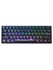 Geek Customized GK61 Mechanical Keyboard 61 Keys Hot Swappable Gateron Optical Switch RGB Type-C Wired Programmable 60% Layout G