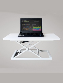 COMNENIR T10 Adjustable Height Sit Stand Desk Simple Modern Office Desk Riser Foldable Laptop Desk Notebook Stand