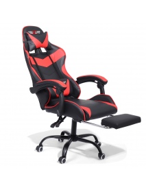 Douxlife® Racing GC-RC02 Gaming Chair  Ergonomic Design 150°Reclining Thick Padded Back Integrated Armrest Restractable Footrest
