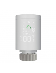 Moeshouse Tuya ZigBee3.0 Smart Radiator Actuator Programmable Thermostatic Radiator Valve Temperature Controller Voice Control v