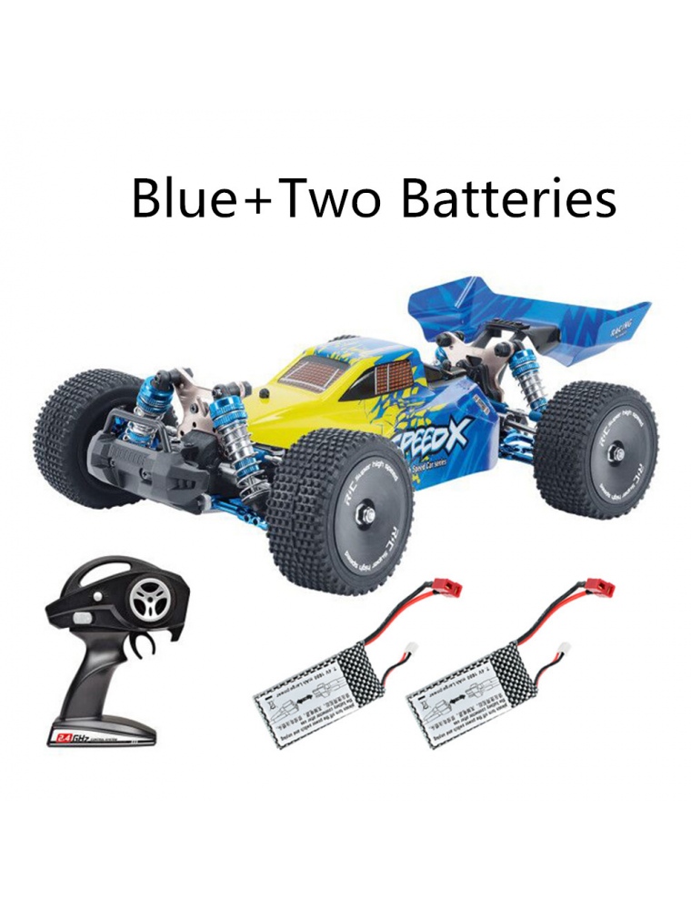 XLF F16 RTR with Two/Three Battery 1/14 2.4G 4WD 60km/h Metal Chassis RC Car Full Proportional Vehicles Model