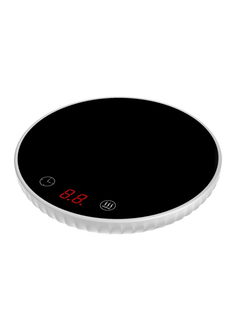 Loskii A202 55℃ Constant Temperature Cup Heating Mat 18W Two Gear Digital Display Electric Tea Warmer 8H Automatic Power Off Pro