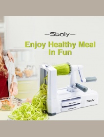Sobly SS001 5 Blades in 1 Vegetable-spiralizer Stainless Steel with The Included Box