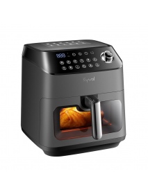 Kyvol AF600 1350W Wifi Smart Control Air Fryer 6QT Large Capacity with 12 Preset Cooking Programs on Panel