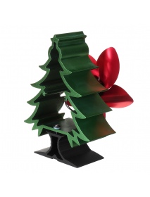 Christmas Style 5-Blade Heat Powered Wood Stove Fan Fireplace Log Wood Burner Eco Fan
