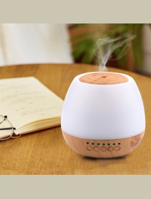 400ml Electric Ultrasonic Air Mist Humidifier Purifier Aroma Diffuser Bluetooth Function with Colorful lights for Home Car Offic