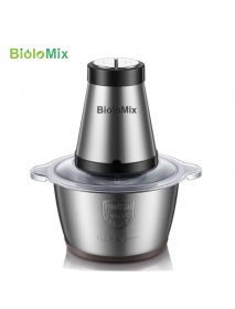 Biolomix 2 Speeds 500W 2L Capacity Meat Chopper Grinder Household Mincer Food Processor