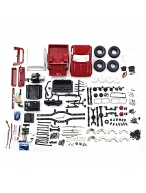 WPL C24KM 1/16 4WD RC Car Vehicles Kit with Dual Speed Gear Case Metal Drive Shaft Axle Case Brass Gear